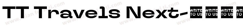 TT Travels Next字体转换